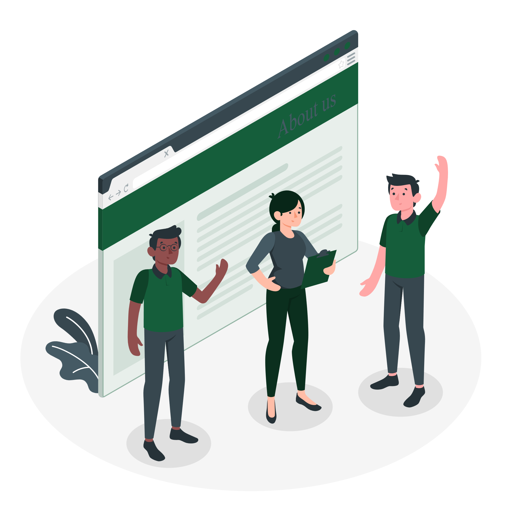 About Us Illustration